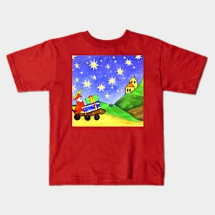 Santa claus on the way #4 Kids T-Shirt